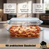 BigDean glazen braadschaal met deksel, 4,1 liter – Productafbeelding-voorbeeld 4