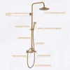 Homelody Duschsystem Retro Messing Duscharmatur Set Antik Produktbild-Vorschau 13