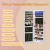 SONGMICS Schmuckschrank Spiegelschrank mit LED und Produktbild-Vorschau 7