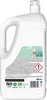 The back of a large white plastic bottle of liquid detergent. Produktbild-Vorschau