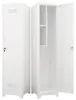 Armadio metallico per scope bianco 165 cm con ripiani e Anteprima dell’immagine prodotto 5