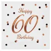 20 tovaglioli oro rosa numero 60 Anteprima dell’immagine prodotto 1