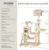 Arbre à Chat STOKELEY 141 cm - beige Voir les images du produit 6