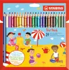 Dreikant-Buntstift - STABILO Trio dick - 24er Pack - mit 24 Produktbild-Vorschau 1