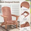 KOMFOTTEU Židle Adirondack z jedlového dřeva, skládací Náhled obrázku produktu 2