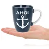 com-four® 6x Kaffeebecher aus Keramik - Maritime Produktbild-Vorschau 5