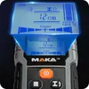 A close-up of a digital device with a holographic display showing measurements. Podgląd zdjęcia produktu