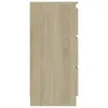 vidaXL Sideboard Sonoma-Eiche 60x35x76 cm Holzwerkstoff -  Produktbild-Vorschau 6