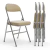 4er Set Metall Klappstuhl Gepolstert Klappstühle aus Produktbild-Vorschau 1