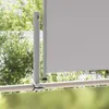 vidaXL Tenda laterale estensibile 100x300 cm Grigio Anteprima dell’immagine prodotto 4
