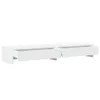 vidaXL Supporto per monitor con cassetti, bianco, 100 x 27 Anteprima dell’immagine prodotto 5
