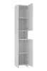 DomoDomo Hochschrank in weißem Glanz 170x30 cm Produktbild-Vorschau 2