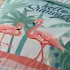 Wende beddengoedset met flamingo, 135 x 200 cm + 80 x 80 cm Productafbeelding-voorbeeld 6