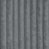 A close-up view of a gray textured fabric with vertical pleats. Produktbild-Vorschau