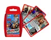A red box of "The Big Bang Theory 30 Top Momente" Top Trumps cards is shown with several cards fanned out next to it. Produktbild-Vorschau