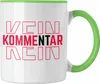 Trendation - Lustige Tasse Geschenk Kein Kommentar Produktbild-Vorschau 1