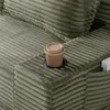 Cord Schlafsofa 2-in-1, Klappsofa mit Getränkehalter und Produktbild-Vorschau 11