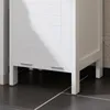 SoBuy BZR123-W Hochschrank mit Wäschesack Badezimmerschrank Produktbild-Vorschau 6