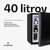 Klarstein Mini chladnička, 40 l, malá, tichá chladnička do Náhľad obrázku produktu 2