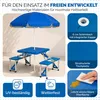 CASARIA® Camping Klapptisch Set mit 4 Stühlen Campingtisch Produktbild-Vorschau 5