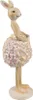 Clayre & Eef Dekorationsfigur Kaninchen 9x7x22 cm Beige Produktbild-Vorschau 4