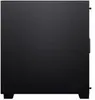 A side view of a black computer case. Produktbild-Vorschau