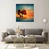 Bilder auf glas - See Natur Nacht - 70x70cm - Glasbilder - Produktbild-Vorschau 7