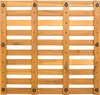 vidaXL Tapis de bain marron 100 x 53 cm bois Voir les images du produit 7