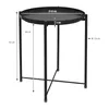 ML-Design Beistelltisch mit abnehmbarem Tablett, Ø 45x52 Produktbild-Vorschau 6