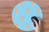 MuchoWow® Mauspad Mousepad Eiscreme - Muster - Gelb - Rot Produktbild-Vorschau 3