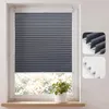 Plissee ohne Bohren, Dunkelgrau 80x120cm Sichtschutz Produktbild-Vorschau 1