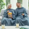 GKA Doppelte Ärmeldecke mit Tasche Doppeldecke Kuscheldecke Produktbild-Vorschau 1