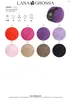A collection of yarn balls in various colors, along with care instructions and brand logo. Produktbild-Vorschau