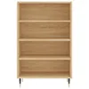 vidaXL Highboard Sonoma-Eiche 57x35x90 cm Holzwerkstoff Produktbild-Vorschau 4
