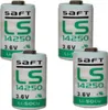 4x Lithium Batterie Saft LS14250 1/2AA 3,6Volt Produktbild-Vorschau 1