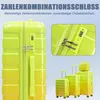 Gepäckset 4-teiliges mit Zahlenschloss, multidirektionale Produktbild-Vorschau 8