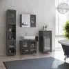 Badschrank Vicco Malte Grau 30 x 171.5 cm, Model 54264 Produktbild-Vorschau 7