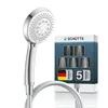 61850 TORINO Handbrause-Set, Chrom Produktbild-Vorschau 1