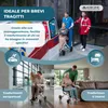 Mobiclinic Sedia a rotelle Carrozzina in acciaio Pieghevole Anteprima dell’immagine prodotto 5