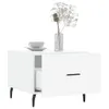 Couchtische 2 Stk. Hochglanz-Weiß 50x50x40 cm Holzwerkstoff Produktbild-Vorschau 4