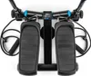 A top-down view of a stepper exercise machine with resistance bands. Voir les images du produit