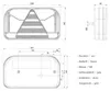 Fristom Rechteckige LED-Rückleuchte 240x140x55 Links V10C7-561 Produktbild-Vorschau