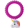 6 Stück TE-Trend Einhorn Pferd Spiralband Schmuck Armband Produktbild-Vorschau 3