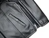 Motorrad Biker Lederweste Nubuk und Glatt Leder Produktbild-Vorschau 4
