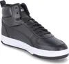 A black Puma Caven 2.0 Mid WTR sneaker with a white sole, shown from a side-angle against a white background. Podgląd zdjęcia produktu