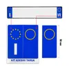Kit d'autocollants Targa Italie, set de 2, 44 x 98 mm Voir les images du produit 3