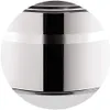 A close-up view of a stainless steel pot or pan with a black stripe and a silver band. Produktbild-Vorschau