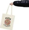 Pizza is my Relationship Status Tragetasche natur Pizza Produktbild-Vorschau 3