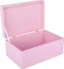 Creative Deco Große Rosa Holzkiste mit Deckel | 30 x 20 x Produktbild-Vorschau 1