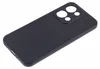 A black phone case is shown from a diagonal angle against a white background. Produktbild-Vorschau